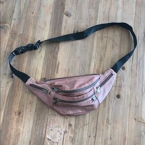 Real leather from italy fanny pack